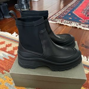 Rachel Comey Barla Boot, Black Leather, Size 9